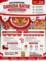 BACKGROUND GARUDA BUNGA BENDERA MERAH PUTIH BACKGROUND GARUDA MERAH PUTIH EGRON GARUDA 5 GELOMBANG