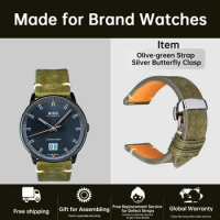Genuine Leather Watch band Strap For Samsung Galaxy Watch 42 46mm Gear S3 Sport WatchBand Quick Release 22mm 24mm Watch Bracelet