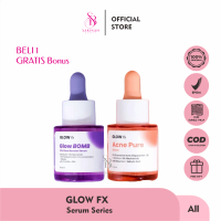 GLOW FX Acne Pure Serum  - GLOW FX Glow Bomb Serum | Serum Untuk Jerawat Meradang - Serum Glowing & 