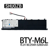BTY-M6L Laptop Battery For MSI GS65 GS75 Stealth Thin 8SF 8RF 8RE PS63 PS65 P65 P75 8RA 8SG 8RC 8RB 9SG 9SE 9SD MS-16Q3 Series