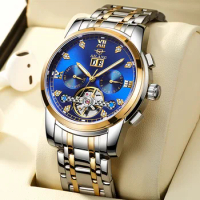 Ailang explosion watches men's automatic mechanical watches men's watches hollow waterproof multifunctional Swiss brand watches