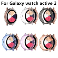 100PCS Screen Protector case for samsung galaxy watch active 2 R820 R830 Ultra-thin Soft silicone full Protection cover 40/44mm