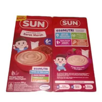 Sun Bubur Sereal Susu 120gr Sun Bubur Beras Merah 120gr (Merah)
