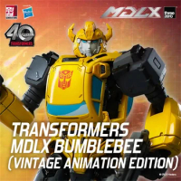 【In Stock】3A Threezero Transformers MDLX Bumblebee Vintage Animation Edition 40th Anniversary Action Figure