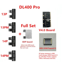 DL400 Pro Upgrade Support For iPhone X-13 Pro/13Promax/14Pro/14 Pro Max LCD Screen For iPAD MINI 4/5 Test Repai 32GB Expand IC