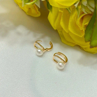 Anting Mutiara Warna Rose Gold, co 2 barang di MNC Perhiasan dapat 1 bonus perhiasan cantik