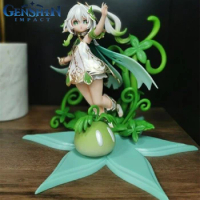 17cm Genshin Impact Nahida Anime Figure Lesser Lord Kusanali Action Figurines Mona Qiqi Manga Game Collection Doll Toys Gift