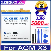 GUKEEDIANZI Battery 5600mAh For AGM X3 High Quality Batterij + Track NO.