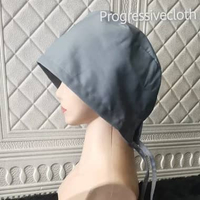 Nurse Cap Kain / Topi Medis / Topi Perawat / Topi OK Abu muda