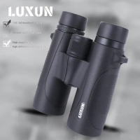 LUXUN Waterproof Shockproof HD Hunting Straight Telescope 10X42 High Magnification For Outdoor Travel Camping Binoculars
