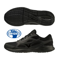 【MIZUNO 美津濃】慢跑鞋 男鞋 運動鞋 緩震 一般型 寬楦 MAXIMIZER 26 黑 K1GA240209