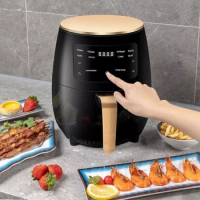Multifunction Air Fryer Without Oil free Health Fryer Cooker Smart Touch LCD Deep Airfryer Pizza Fryer for French fries