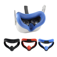 New Silicone Eye Mask Cover For Oculus Quest 2 VR Headset Breathable Anti-sweat Light Face Eye Pad For Oculus Quest2 VR Glasses