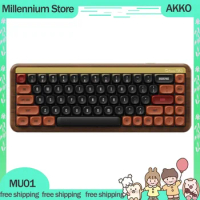 Akko Mu01 Mechanical Gaming Keyboard 3mode USB/2.4G/Bluetooth Wireless Keyboard Long Endurance Hot-Swap Custom Gamer Keyboards