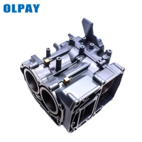 6B4-15100 Crankcase Assy For Yamaha Outboard Motor 2 Stroke 9.9HP 15HP New Model 15D 9.9D Enduro Series 6B4-15100-00-1S