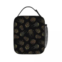 Trilobites - Marine Fossil Pattern Lunch Bags Insulated Lunch Tote Thermal Bag Resuable Picnic Bags for Woman Work Children