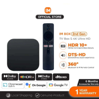 Kotak Pintar, XAOIM, S 1080HD / 4K, Sistem Operasi Android 12, AndroidTV, Mi Box, Mudah Alih ice box