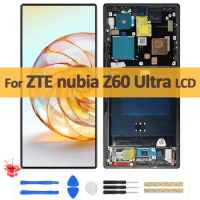6.8" Original AMOLED For ZTE nubia Z60 Ultra NX721J LCD Display Touch Screen Digitizer Assembly Parts For Nubia Z60Ultra LCD