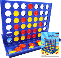 Pup Go 4 in a Row Game - 6 Spare Discs Included Classic Board Game for Kids Classic Four in a Row Fa