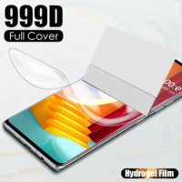 Full Cover Hydrogel Film For LG Velvet Wing V30 V30S V35 V40 V50 V50S G8X G8 G7 Plus ThinQ 5G Screen Protector Film