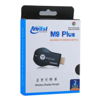 AnyCast M9 Plus 1080P Wireless TV Stick WiFi Display Dongle HDMI-compatible Receiver Media TV Stick DLNA Airplay Miracast