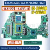 DA0XKTMB8C0 For ASUS X571GT X571GD K571GD Mainboard GTX1050 GTX1650Ti i5-8300H i7-9750H 100％ Tested Notebook Motherboard