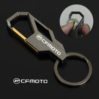 For CFMOTO CF MOTO 400NK 650NK 150NK 250NK 400GT 800MT 650MT 700CL-X Motorcycle Accessories Keychain Keyring Metal Key Chain