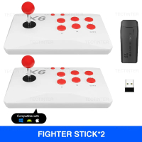 [Brand-New]4K Game Stick R HD TV Video Game Console Arcade Keyboard Built-In 20000  Games With Doubl