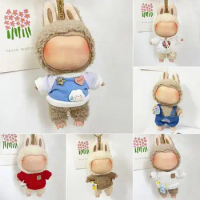 Labubu Time To Chill Filled Doll Clothes Cos Gift Handmade Mini Hoodie for Macaron DIY Labubu Clothes For 17cm Labubu Doll