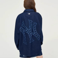【MLB】牛仔丹寧襯衫 Monogram系列 紐約洋基隊(3ADRM0344-50NYD)