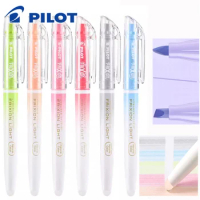 6 Color Japan Pilot Frixion Erasable Pastel Highlighter Set SFL-10SL Fluorescent Marker Pen School Supplies Kawaii Stationery