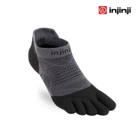 Injinji RUN 吸排五趾隱形襪(黑色)NAA06(標準款 五趾襪 隱形襪 五指襪)