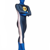 New Spandex Zentai Megaman EXE Costume for Halloween and Cosplay Full Body Suit