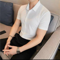 Sơ mi cộc tay 1HAND nam bẻ cổ chất vải lụa phù hợp đi chơi và đi làm - Mã SMHCT