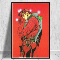 Poster hoạt hình Anime Nhật Bản JoJo Bizarre Adventure tranh canvas vai trò quà tặng minh họa manga