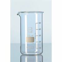 《德國 DWK》德製 DURAN 高型 燒杯 附刻度(翻口) 50ML【4個】 Beaker , High Form , with spout玻璃儀器 實驗儀器 容器  實驗室耗材