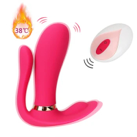 Vibrating Panties Anal Sex Toys For Women Couple Heating Dildo Vibrator 9 Mode Female Masturbation Wireless Remote Control