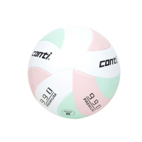 conti 5號頂級超世代橡膠排球-訓練 5號球 V990-5-WLPG 淺綠淺粉白