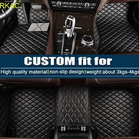RKAC Custom car floor mats for Mazda All Models CX5 CX7 CX9 MX5 ATENZA 2/3/5/6/8 Auto Leather Mat car styling auto