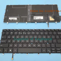 New For Dell XPS 13 9370 9380 13-9370 13-9380, XPS 13 7390 Laptop English UK/French Azerty/Portuguese Keyboard With Backlit