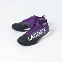 Sepatu LACOSTE AG-LT25 LITE PURPLE BLACK PADEL SNEAKER 100% ORIGINAL 44