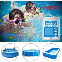 1~10PCS Swimming Float Repair Patch Inflatable Toy Clear Repair for Swimming Ring Air Dinghies Outdoor Pool Accessories