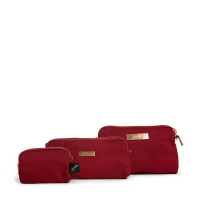 【JuJuBe】Be Set 拉鍊包組 肩背包 化妝包 零錢包 媽媽包(Tibetan Red)
