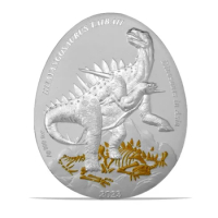 2023 Samoa 1oz .999 Silver Dinosaur Egg 2 Dollar Silver Coin (Series 9)