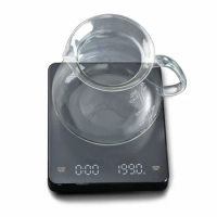 Smart Drip Coffee Scale with Timing Function - High Precision Digital Electronic Scales (3kg/0.1g)