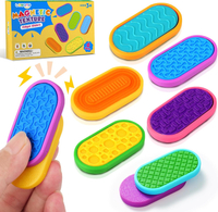 Fidget Toys Kids Magnetic Slider ADHD Sensory Toys Magnet Push Slider for Classroom Prizes Office Au