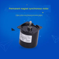 60KTYZ miniature low-speed permanent magnet synchronous AC motor slow-speed forward and reverse small motor 220V deceleration