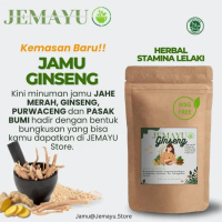 Jamu  Ginseng Purwaceng Jahe Merah Gula Aren Bubuk Murni Jamu Herbal Original 100 gram