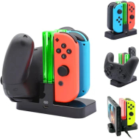 4 in1 Charging Dock For Nintend Switch OLED Joy-con Controller Charger For Nintendo Switch Pro Gamepad Charge Stand NS Switch