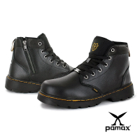 PAMAX 帕瑪斯 頂級超彈力馬丁安全工作靴/內側拉鍊(PW88601FEH 黑 / 男女尺寸)